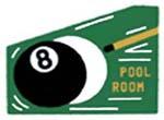 Of Wall Things: Billiards theme bulletin board
