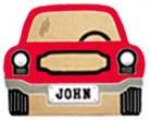 Of Wall Things: Car shaped bulletin board