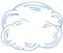Of Wall Things: Cloud shaped bulletin board