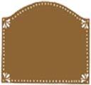 Of Wall Things: Marquee shaped bulletin board