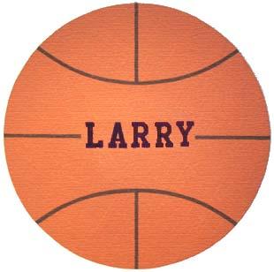 Of Wall Things: Basketball shaped bulletin board