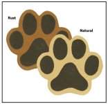 Of Wall Things: Paw Print bulletin board
