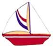 Of Wall Things: Sailboat shaped bulletin board