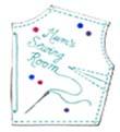 Of Wall Things: Sewing theme bulletin board