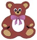 Of Wall Things: Teddy Bear shaped bulletin board