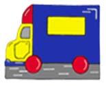 Of Wall Things: Truck shaped bulletin board